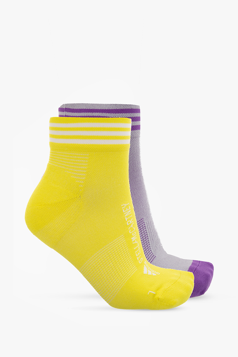 Adidas kids clima cool Yellow Branded socks 2 pack ADIDAS by Stella McCartney Tgkb5Shops Honduras